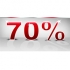   70%  