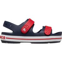 Сандалі для хлопчиків Crocs Crocband Cruiser Sandal T Sdt 209424-4OT 19-20 (C4 US) темно-сині з червоним